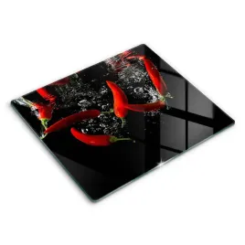 wielofunkcyjna-dekoracyjna-oslona-szklana-60x52-cm-papryczki-chili-w-wodzie