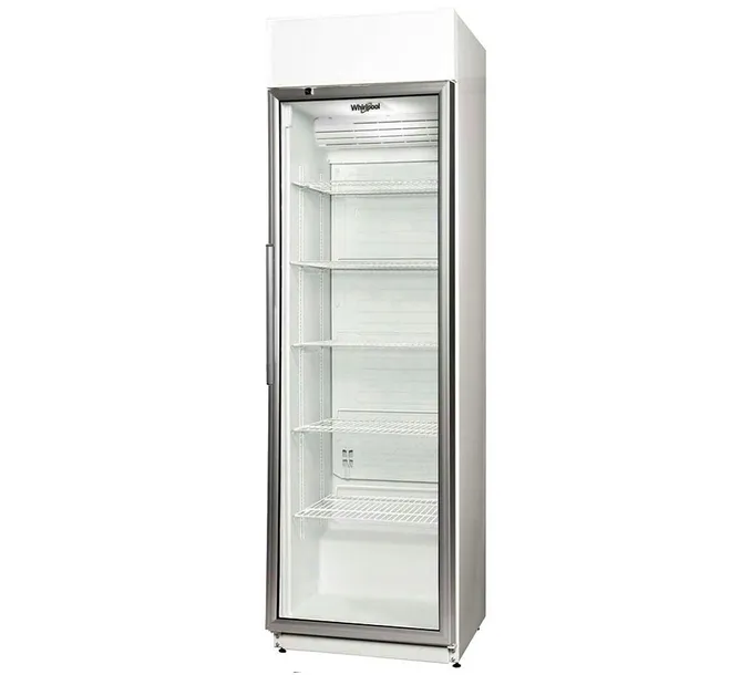 Witryna chłodnicza Whirlpool ADN203C 360 litrów Zamek 5 Półek Drzwi Szklane