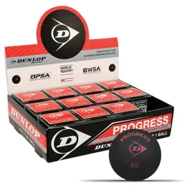 pilki-do-squasha-dunlop-progress-1-kropka-12-szt