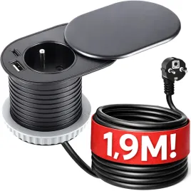 gniazdo-gniazdko-przedluzacz-elektrima-slider-60mm-230v-usb-19-metra