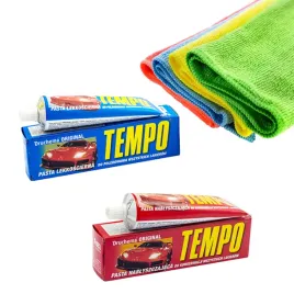 zestaw-do-polerowania-tempo-pasta-lekkoscierna-nablyszczajaca-mikrofibra