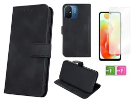 etui-z-klapka-do-xiaomi-redmi-12c-skorzane-zamykane-case-szklo-na-ekran