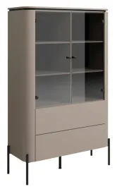 witryna-dwudrzwiowa-calderis-z-dwiema-szufladami-98-cm-congo