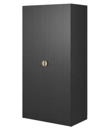 szafa-dwudrzwiowa-moonir-z-drazkiem-i-polkami-100-cm-czarna