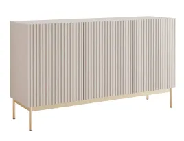komoda-trzydrzwiowa-linearis-138-cm-kaszmir-na-zlotych-nozkach-led