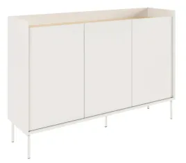 komoda-trzydrzwiowa-tovi-140-cm-biala-dab-lindberg