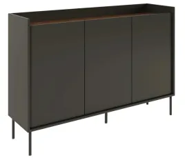 komoda-trzydrzwiowa-tovi-140-cm-czarny-orzech-wisconsin