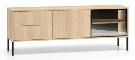 szafka-rtv-dwudrzwiowa-barnee-z-szufladami-160-cm-dab-lindberg-led