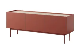 szafka-rtv-color-144-cm-trzydrzwiowa-ceglasta-dab-linea