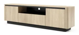 szafka-rtv-trzydrzwiowa-torro-200-cm-dab-cremona-czarny-na-cokole