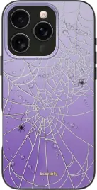 scorpify-etui-magsafe-iphone-16-pro-max-halloween-fioletowe-pajeczyna