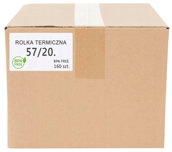 Rolka termiczna rolki termiczne 57x20 57mm 20m KARTON 160szt