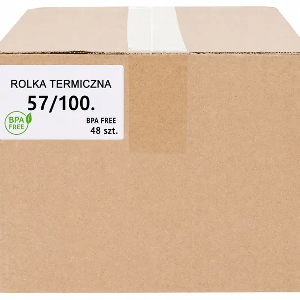 Rolka termiczna 57x100 rolki termiczne 57/100 do drukarki 57x 100m 48 szt