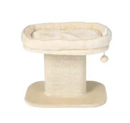 drapak-dla-kota-z-legowiskiem-sizalowy-slupek-pilka-50-cm
