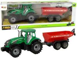 nd24-14834-zielony-traktor-z-czerwona-przyczepka