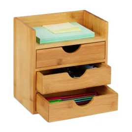 organizer-na-biurko-bambusowy-z-3-szufladami-przybornik-drewniany