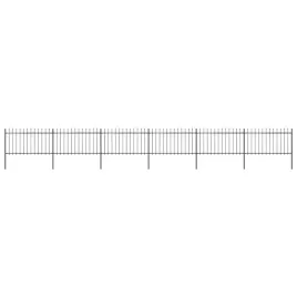 vidaxl-ogrodzenie-z-pretow-z-grotami-stalowe-102-x-1-m-czarne