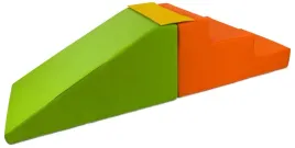 zjezdzalnia-piankowa-ze-schodkami-dla-dzieci-zolty-zielony-pomaranczowy
