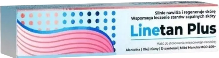 Linetan Plus 30 g Maść na Stany zapalne Regeneracje Suchej Skóry S-lab