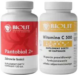 zestaw-pantobiol-2-witamina-c-500-odpornosc-kondycja-kosci-zeby-biolit