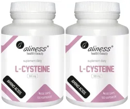 aliness-l-cysteine-500-mg-200-vege-caps-stezenie-cukru-synteza-kolagenu