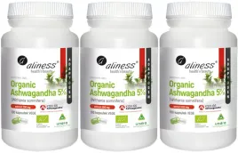 3x-aliness-organic-ashwagandha-5percent-100-vege-caps-odpornosc-na-stres-krazenie