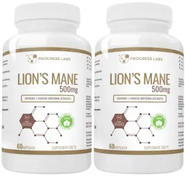 2-x-lion-s-mane-500mg-60-kaps-odpornosc-pamiec-koncentracja-progress-labs