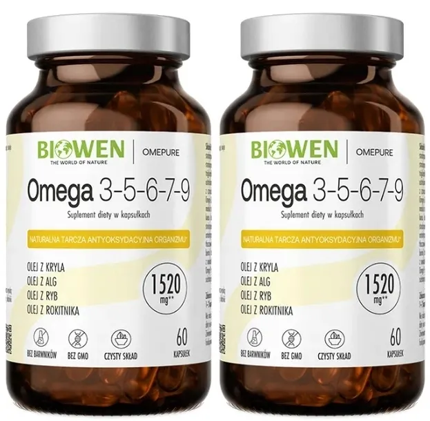 Zestaw 2x - Omega 3-5-6-7-9, Biowen