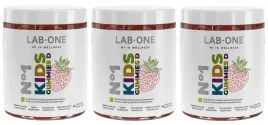 lab-one-zestaw-3x-n1-kidsgummies-d-odpornosc-kosci-truskawka