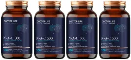 zestaw-4x-nac-500-mg-n-acetyl-l-cysteine-100-kaps-doctor-life