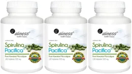3-x-spirulina-hawajska-pacyfica-500mg-cholesterol-odpornosc-180-tabletek