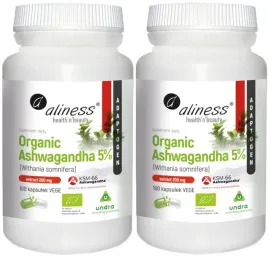 aliness-organic-ashwagandha-5percent-2-x-100-kaps-wytrzymalosc-odpornosc-na-stres