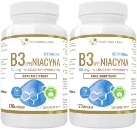 2-szt-progress-labs-witamina-b3-50mg-niacyna-120-kaps-prebiotyk-zmeczenie