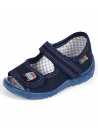 chlopiece-kapcie-z-wkladka-autko-niebieskie-nazo