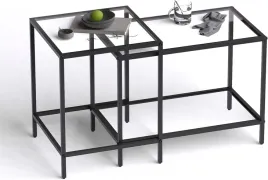 stolik-kawowy-nowoczesny-zestaw-2-szt-czarny-60-40-cm-kwadratowy-szklany