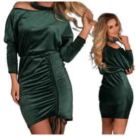 sukienka-marszczenie-bawelniana-butelkowa-zielen-l-milona-dark-green-0112-