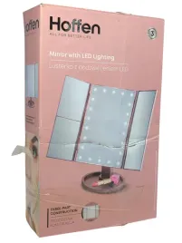 lusterko-hoffen-trojdzielne-z-podswietleniem-22-led-rozowe