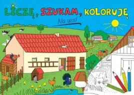 licze-szukam-koloruje-na-wsi-kolorowanka