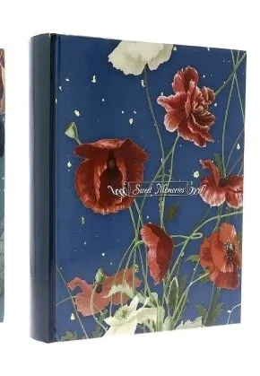 ALBUM DO ZDJĘĆ ALBUMY ZDJĘCIA 10x15 200 SZYTY Z MIEJSCEM NA OPIS kwiaty
