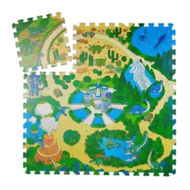 puzzle-piankowe-motyw-dinozaurow-31x31cm-9el