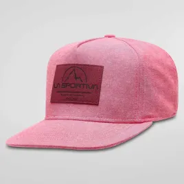 czapka-la-sportiva-flat-hat-mountain-red-redwood