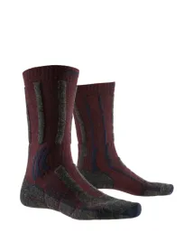 skarpety-x-socks-trek-x-merino-lt-bordowe