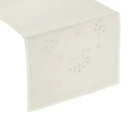 obrus-bieznik-swiateczny-40x140-judith-ekri-sniezynki-cekinki
