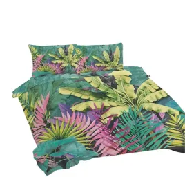posciel-160x200-liscie-zielona-kolorowa-universal-matex