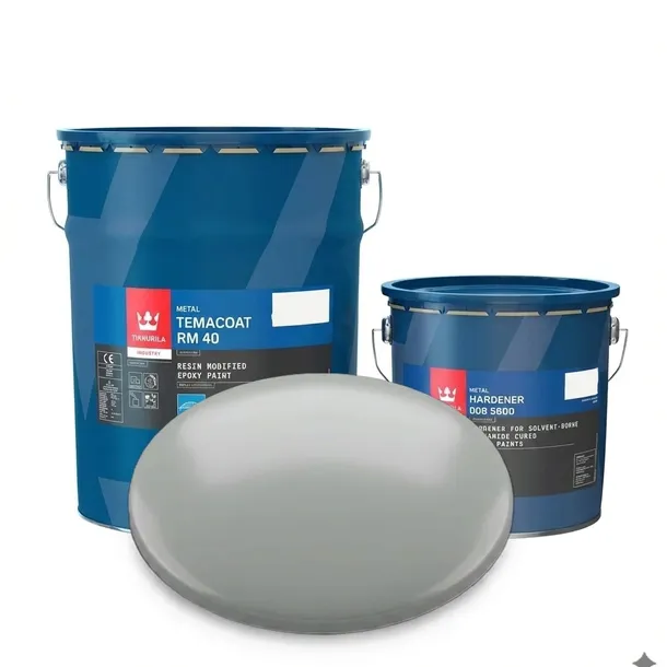 Tikkurila Temacoat RM 40 Jasnoszary RAL 7035 Gruntoemalia Epoksydowa 10L