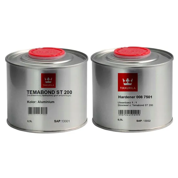 Tikkurila| Temabond ST 200 | 1L - Podkład epoksydowy do metalu