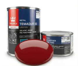 tikkurila-temadur-50-czerwony-ral-3002-farba-poliuretanowa-zestaw-1l
