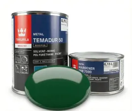 tikkurila-temadur-50-zielony-ral-6005-farba-poliuretanowa-zestaw-1l