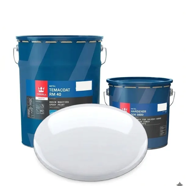 Tikkurila Temacoat RM 40 Biała RAL 9016 Gruntoemalia Epoksydowa ZESTAW 2,8L