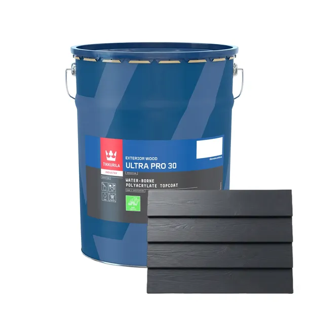 Tikkurila Ultra Pro 30 Farba Akrylowa Drewno RAL 7016 Antracyt 18L